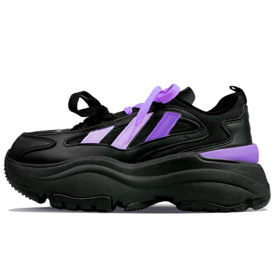 Adidas Originals OZGAIA Slip Resistant Low top Casual Shoes Women's Black Purple