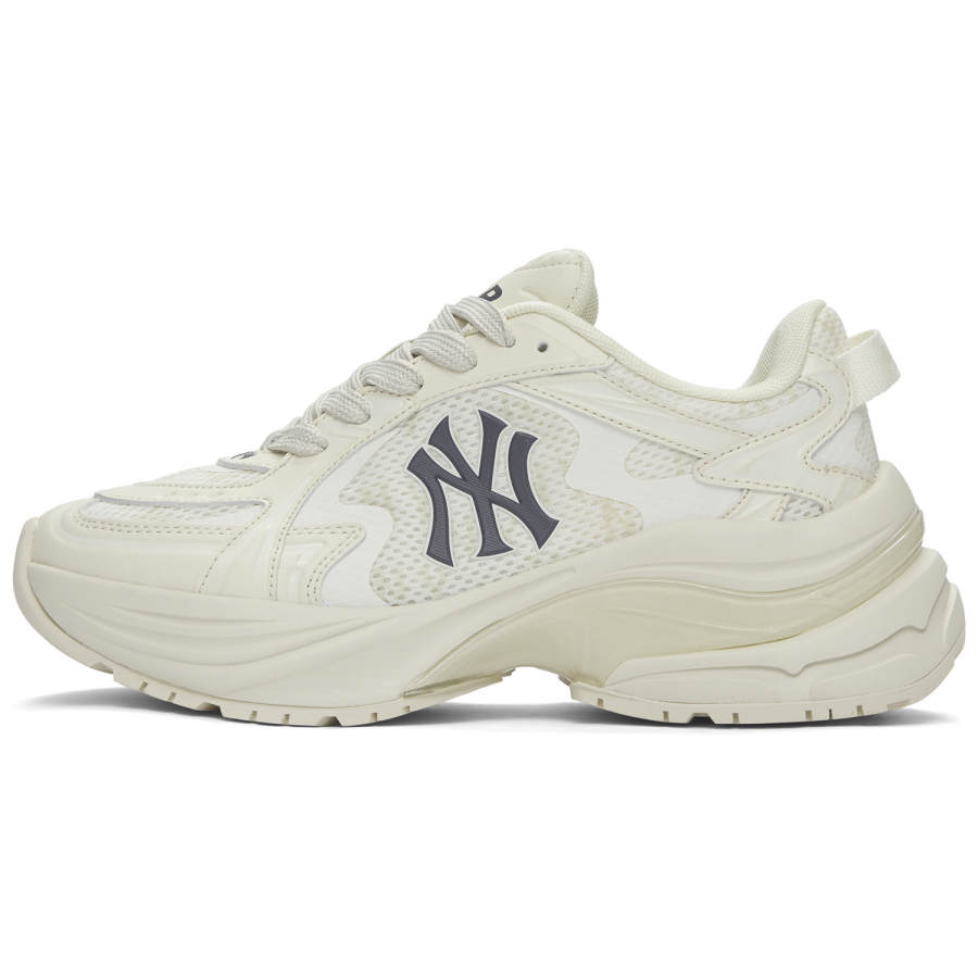 MLB Curve Runner Slip Resistant, Abrasion Resistant, Height Increasing Low top Chunky Sneakers Unisex Beige