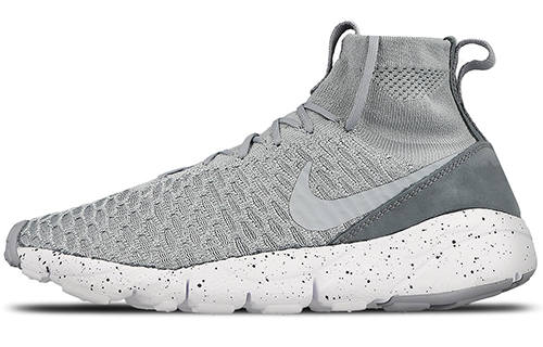 Nike Nike Footscape Magista Slip Resistant Lightweight Non slip Lightweight High top Casual Shoes Men's Wolf Gray Xiaoliu Bu