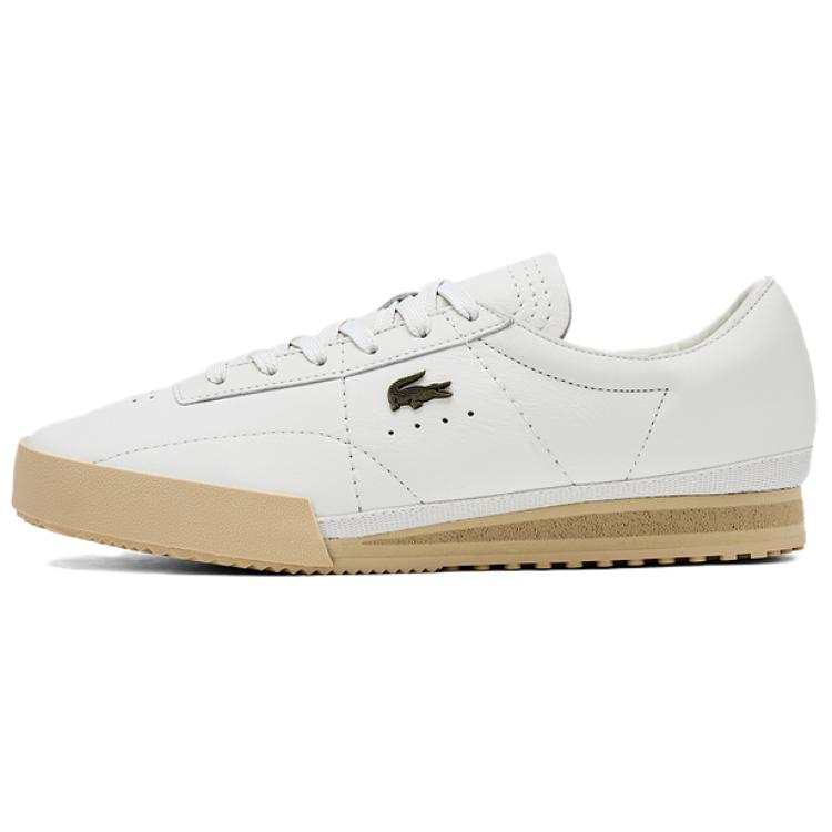 LACOSTE Casual Shoes Men's Ecru/Light Brown, Black/Light Brown