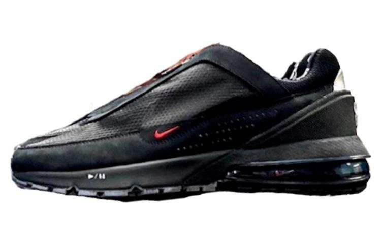 Nike Zack Bia x Nike Air Max Pulse Abrasion Resistant Breathable Low top Sports Casual Shoes Men's Black Red