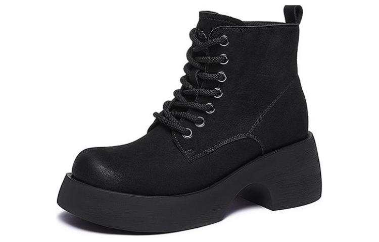 CAMEL CAMEL Short Combat Boots Women's