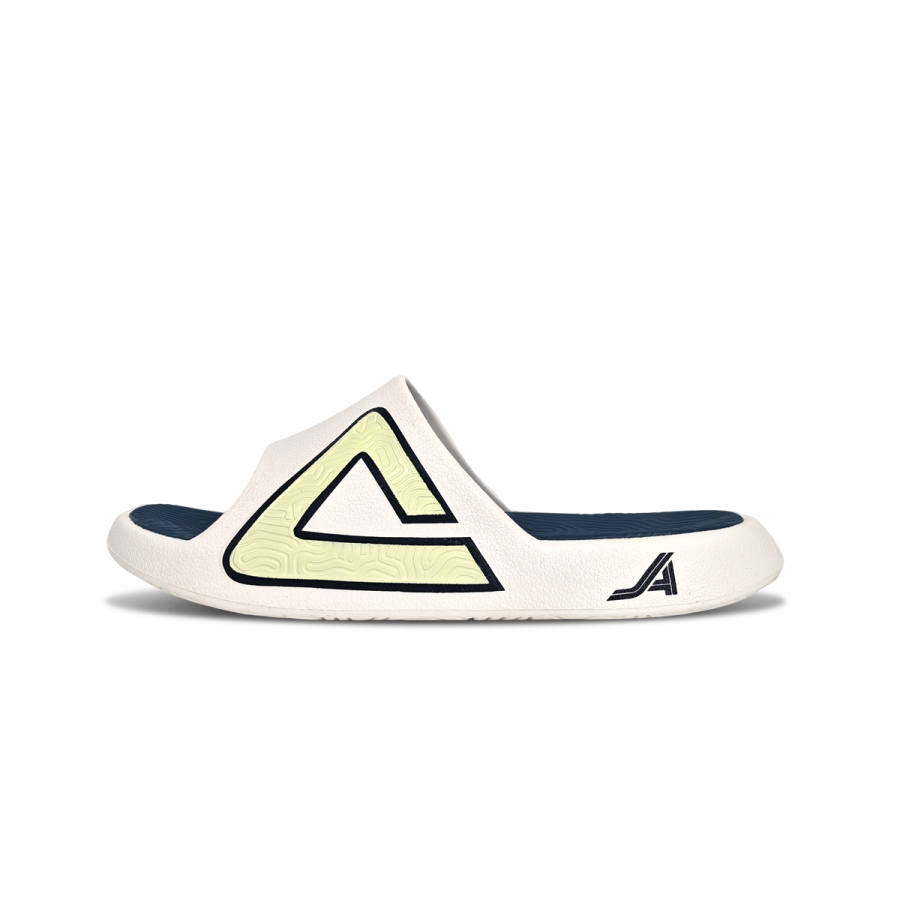 PEAK Tai Ji1.0 Quiet, Odor Resistant, Abrasion Resistant Slide Slippers Unisex Beige Light Green