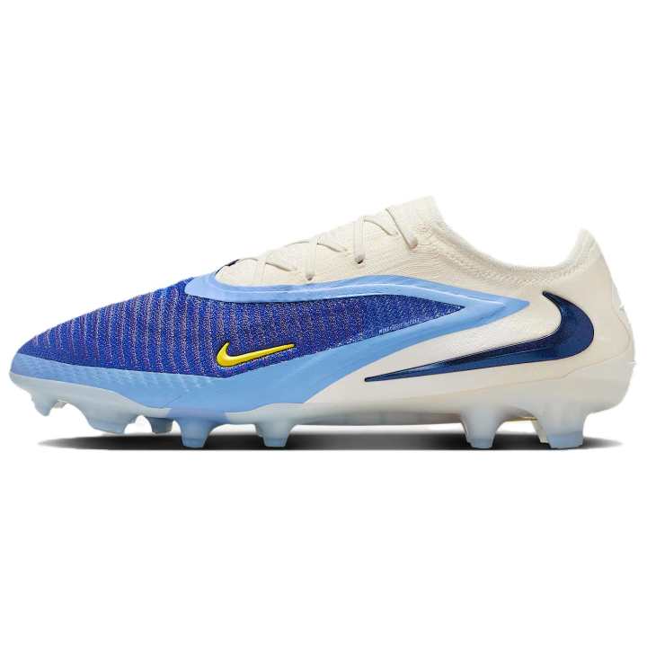Nike Nike Phantom 6 FG Firm Ground Natural Grass Soccer Shoes Men's White Blue