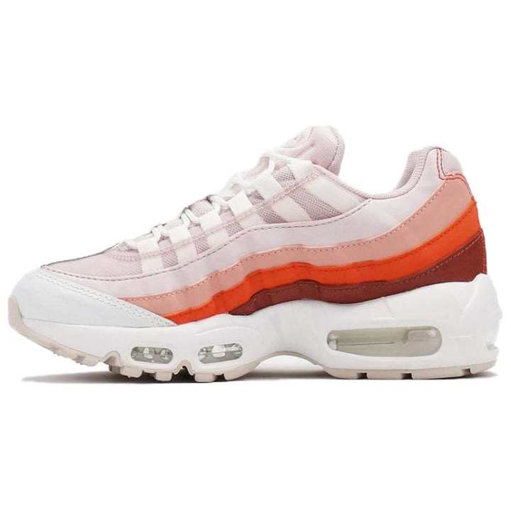 Nike Nike Air Max 95 Barely Rose Leather Low top Sports Casual Shoes Unisex Pink White
