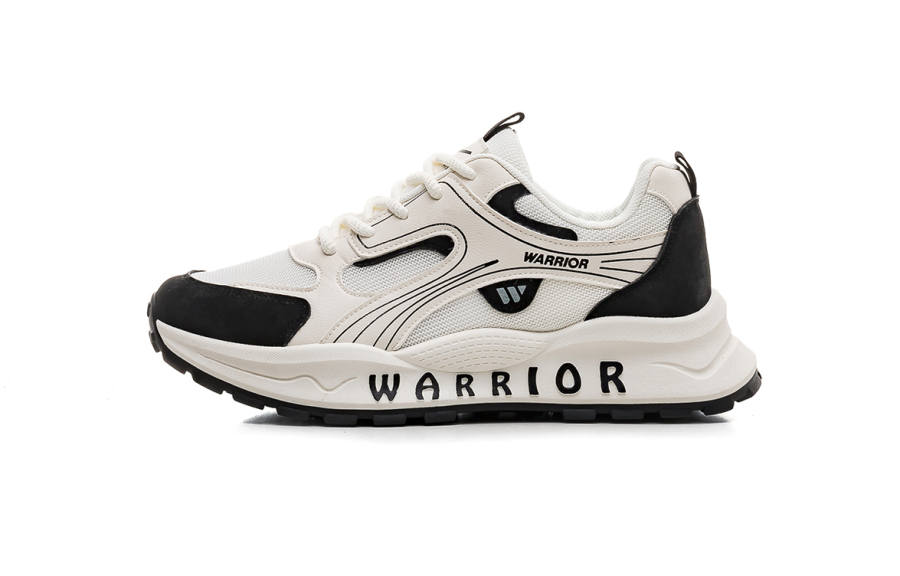 WARRIOR Warrior Breathable Support Height Increasing Low top Casual Shoes Men's Beige Black