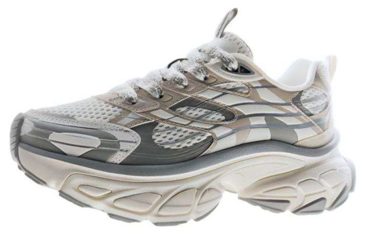 Anta Slip Resistant Abrasion Resistant Slip Resistant Abrasion Resistant Low top Casual Shoes Women's White Gray
