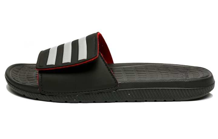 Adidas Adidas AlphaBounce 2 Slide Slippers Unisex Black White Red