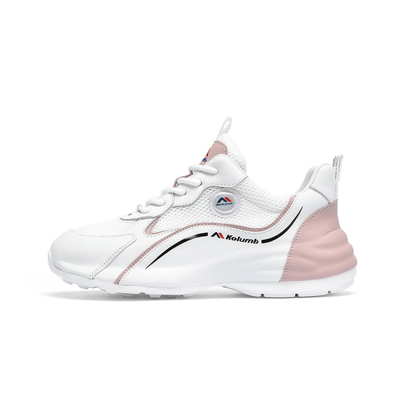 KOLUMB Textile, Synthetic Leather, Top Grain Cow Leather Abrasion Resistant Breathable Moisture Wicking Low top