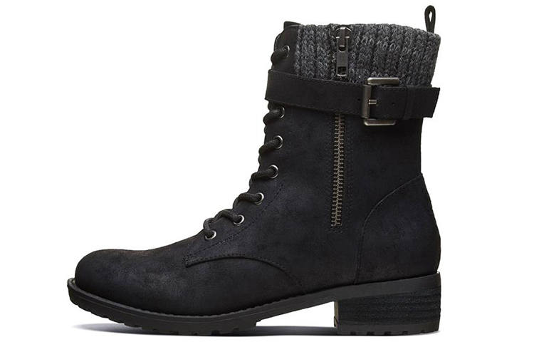 Skechers Combat Boots Women's High Top Black