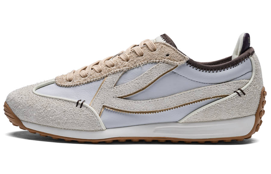 Kappa K Breeze Back to Back Abrasion Resistant, Breathable, Slip Resistant Low top Casual Shoes Unisex Khaki Gray