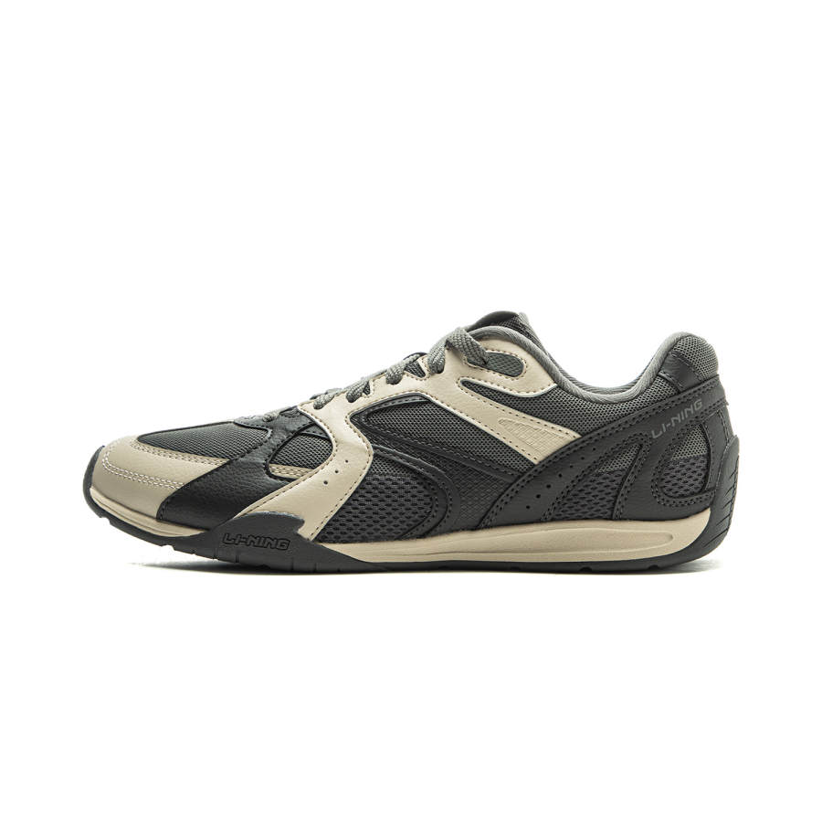Li-Ning Li Ning Film Retro Breathable Low top Casual Shoes Men's Gray Green