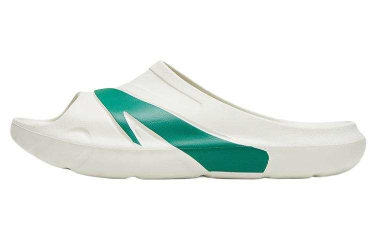 Anta C37 Series Breathable And Quick Dry Slide Slippers Men's White Green