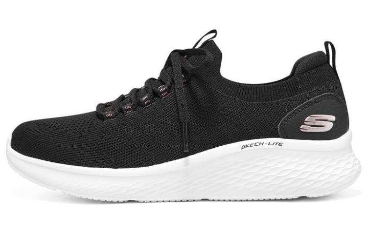 Skechers Skech Lite Pro Textile, Synthetic Leather, Mesh Sports Low top Casual Shoes Women's Black