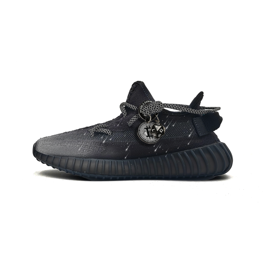 Adidas Originals Yeezy Boost 350 V2 Shooting Stars Abrasion Resistant Low top Casual Shoes Unisex Black