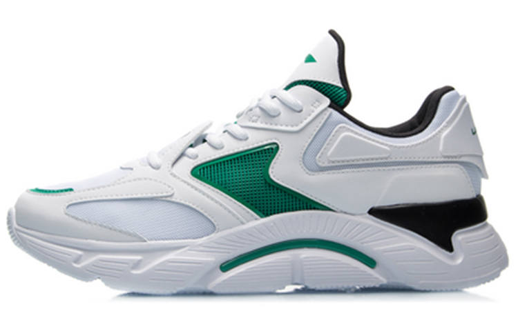 Li-Ning Li Ning Li Ning Running Collection Abrasion Resistant Breathable Low top Running Shoes Men's White