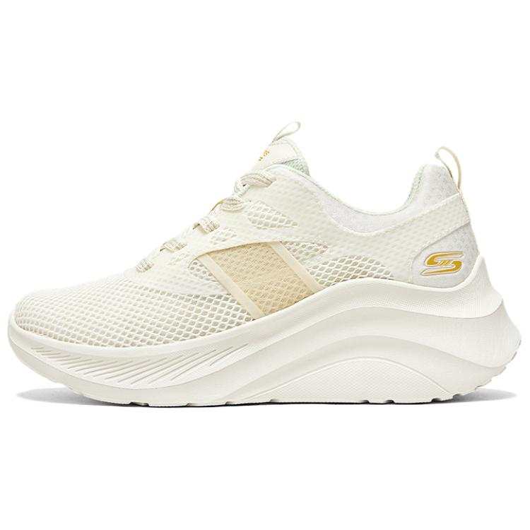 Skechers Bob's SPORT Abrasion Resistant Breathable Abrasion Resistant Breathable Low top Casual Shoes Women's Beige