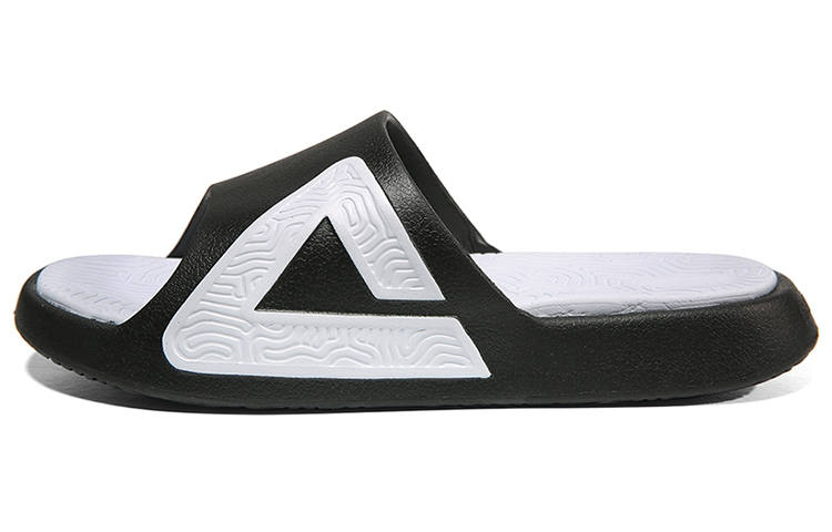 PEAK PEAK Taichi Classic Slippers Rubber Slide Slippers Men's Black White
