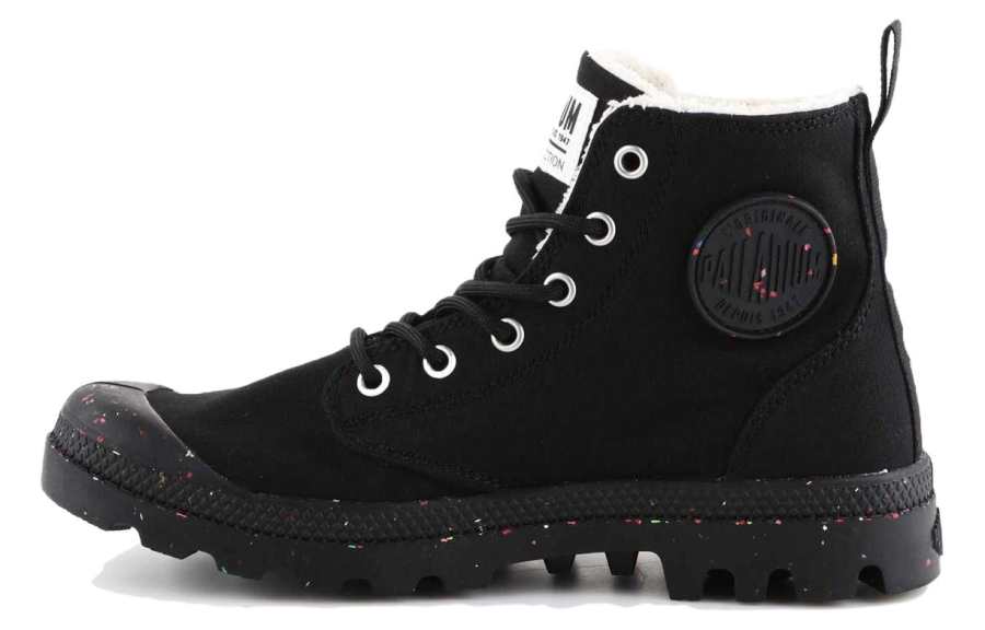 Palladium Pampa Earth Combat Boots Unisex Black