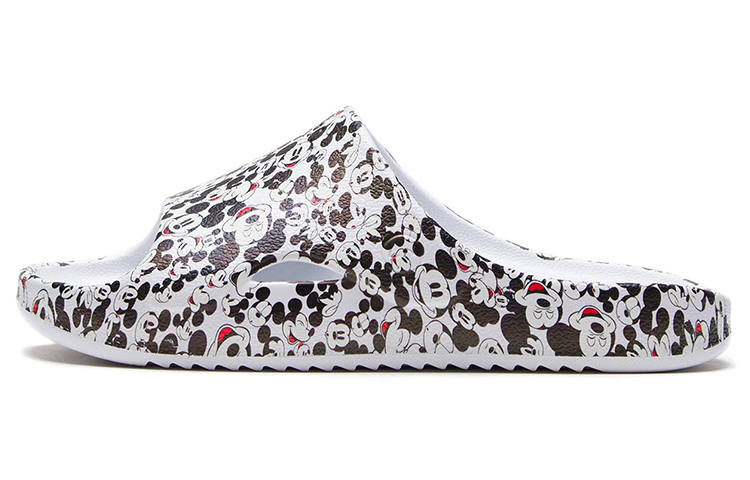 Li-Ning Li Ning Disney X Li Ning Casual Fashion Mickey Slippers 'Standard White Black' Women's