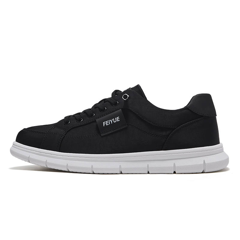 FEIYUE Slip-Resistant Abrasion-Resistant Low-top Casual Shoes Men's Black