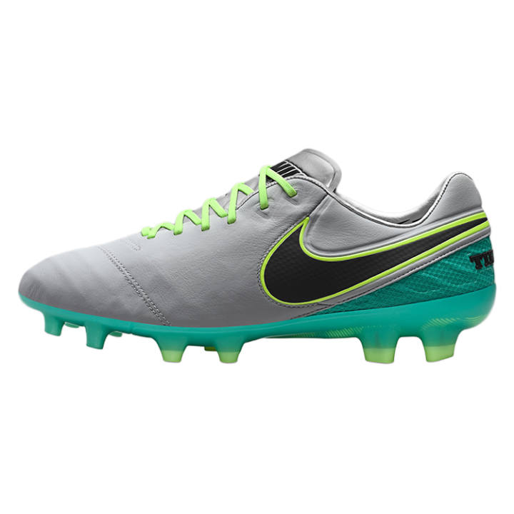 Nike Nike Tiempo Legend 6 Soccer Shoes Men's Low Top Gray/Green/Black