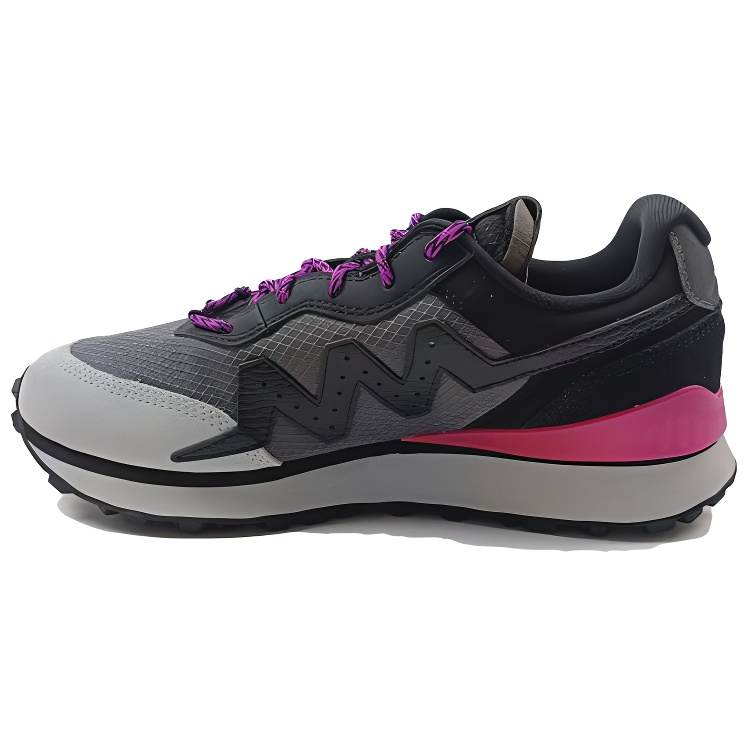 Li-Ning Li Ning Cushioning, Wear Resistant Low top Casual Shoes Men's Black Gray Pink