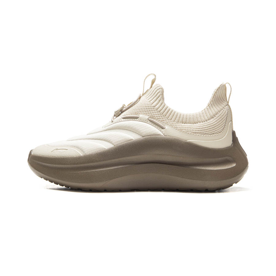 Li-Ning Li Ning Cloud Wave PRIMALOFT Low top Casual Shoes Women's Oat Gray