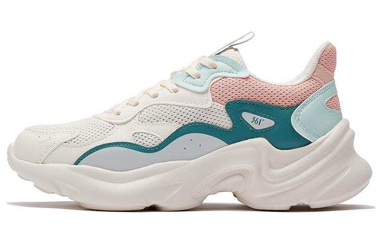 361° Comfortable Slip Resistant Abrasion Resistant Low top Casual Shoes Women's White Green Pink
