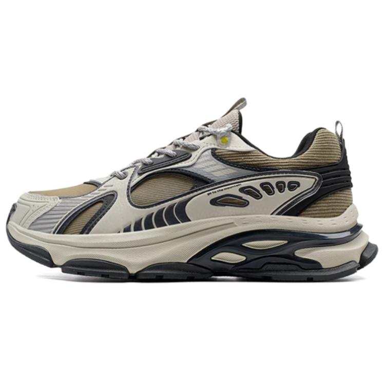 XTEP Wear resistant And Lightweight Low top Casual Shoes Men's Gray Brown