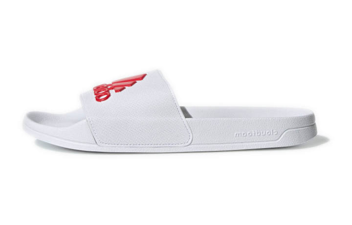 Adidas Adidas Adilette Shower Slides 'White Active Red'