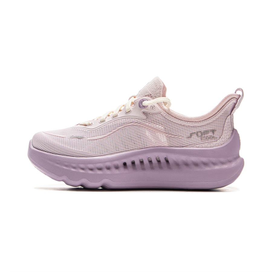 Li-Ning Li Ning SOFT COOL 2 Low top Casual Shoes Women's Plain Purple Pink