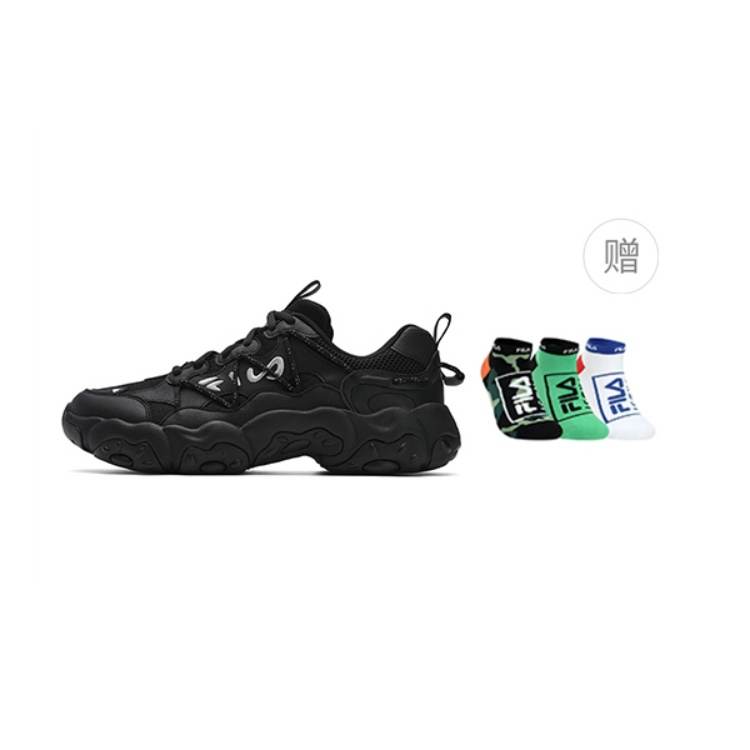 FILA FLUID 6 Low top Casual Shoes Men's Black