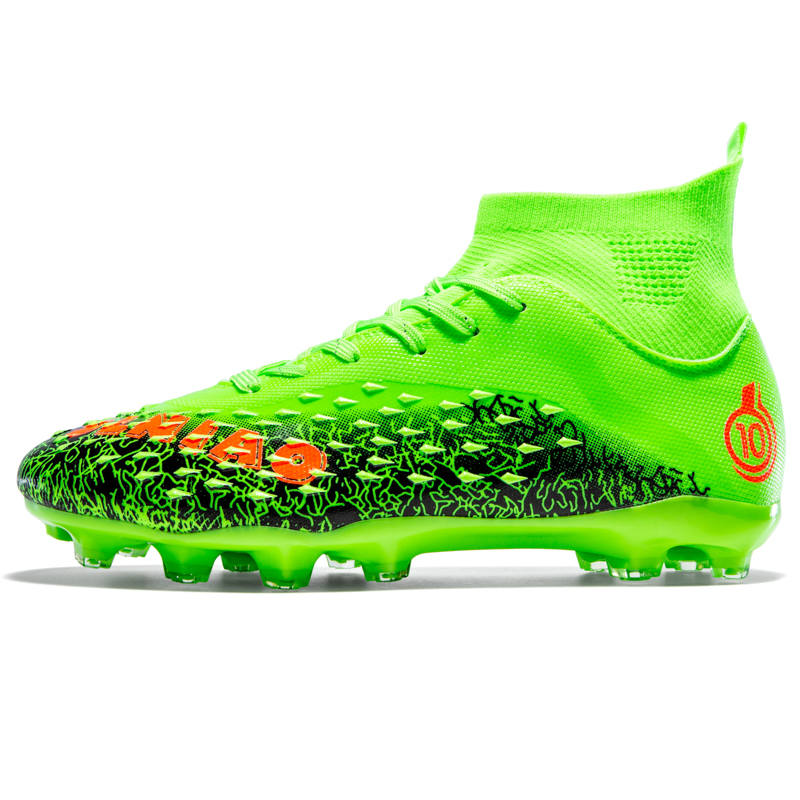 BIANSULONG TF Rubber Broken Studs FG Rubber Long Studs Soft Ground, Indoor Soccer Shoes Unisex