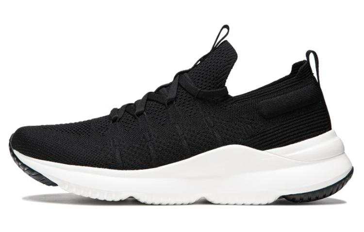 Li-Ning Li Ning Yunshu Cushioning Slip Resistant Abrasion Resistant Low top Casual Shoes Women's Black White