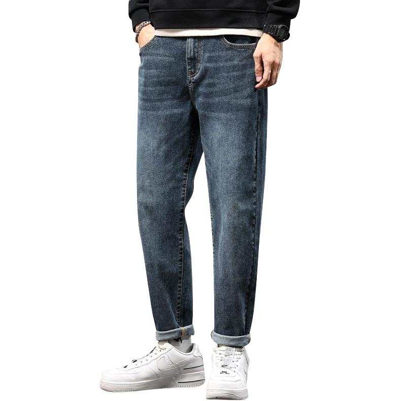 Tonlion Jeans Men's Moderate Straight Fit Pants