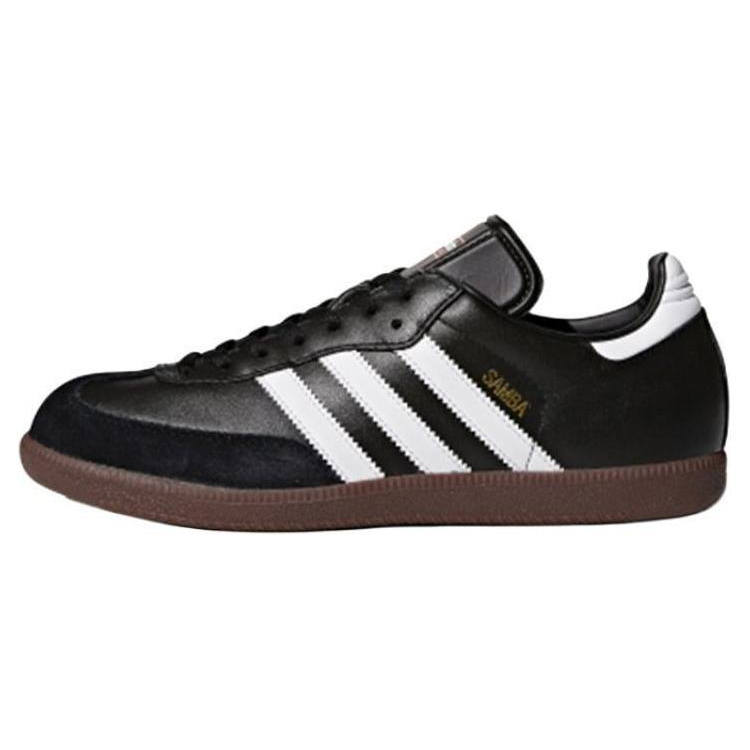 Adidas Originals Samba IC/in Indoor Abrasion Resistant Soccer Shoes Unisex Black White