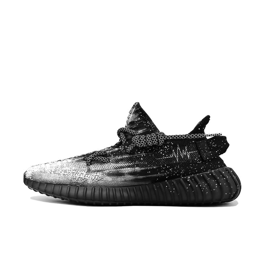Adidas Originals Yeezy Boost 350 V2 Heartbeat Moment Fabric Cushioning Breathable Low top Casual Shoes Unisex