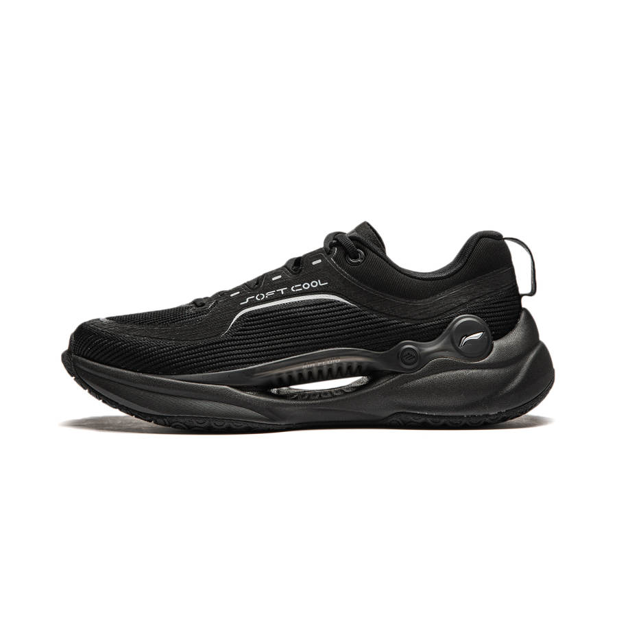 Li-Ning Li Ning Soft COOL Cushioning Abrasion Resistant Breathable Lightweight Casual Shoes Men's Black