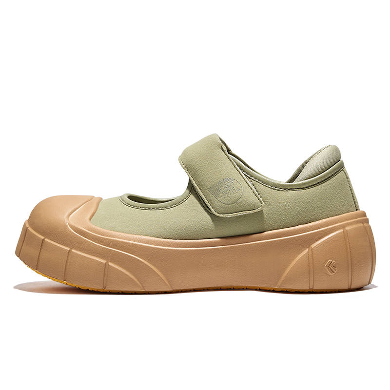 FEIYUE Abrasion-Resistant Breathable Low-top Casual Shoes Women's Army Green