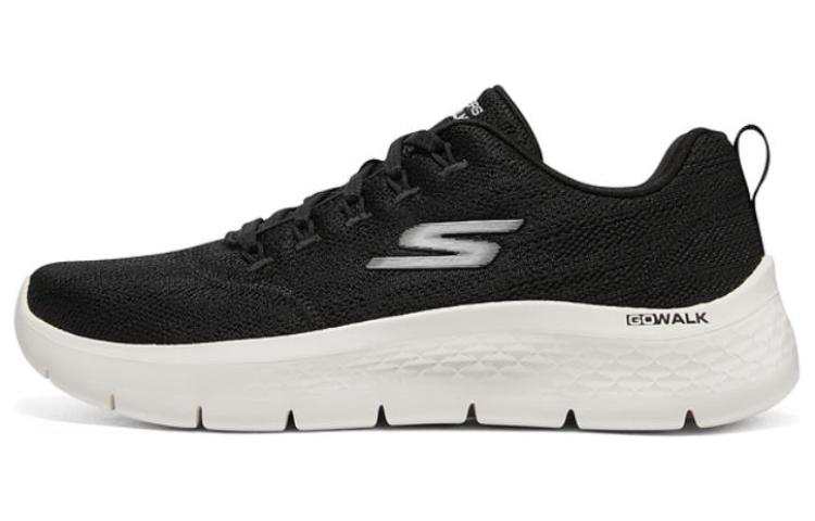 Skechers Go Walk Fle Mesh, Textile Low top Casual Shoes Women's Black White