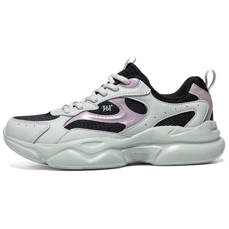 361° Low top Casual Shoes Women's Gray Black Purple