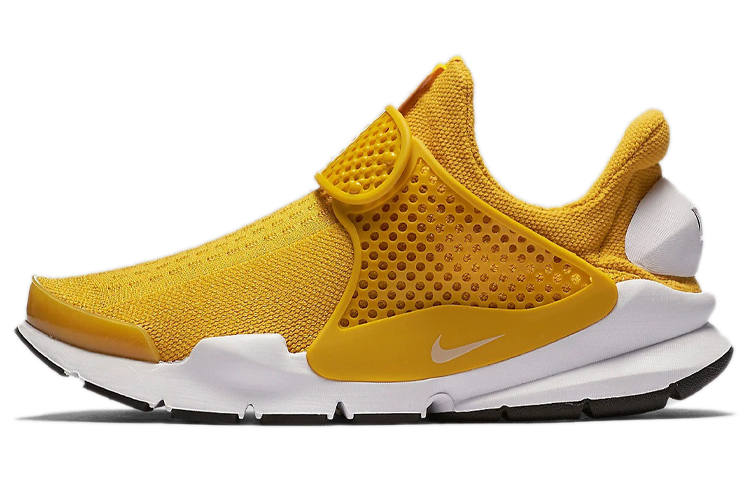Nike Nike Sock Dart Cushioning Slip Resistant Cushioning Slip Resistant Low top Casual Shoes Women's Yellow White