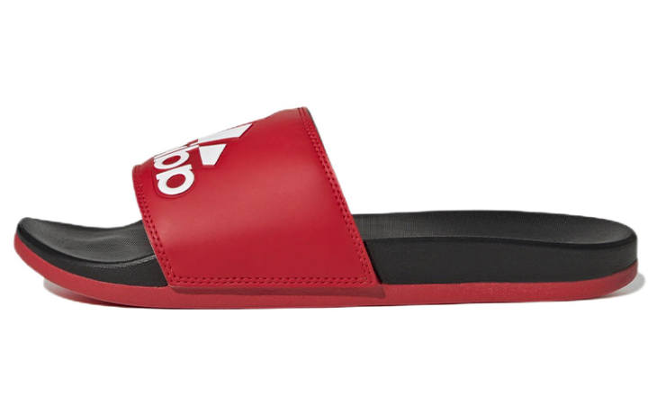 Adidas Adilette Adidas Comfort Slide 'Vivid Red Black'