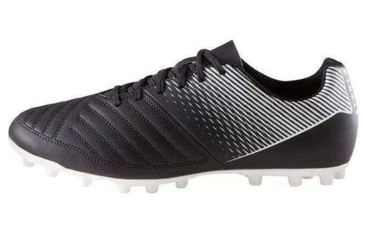 DECATHLON Agility100 Slip Resistant Abrasion Resistant Slip Resistant Abrasion Resistant Soccer Shoes Men's Black