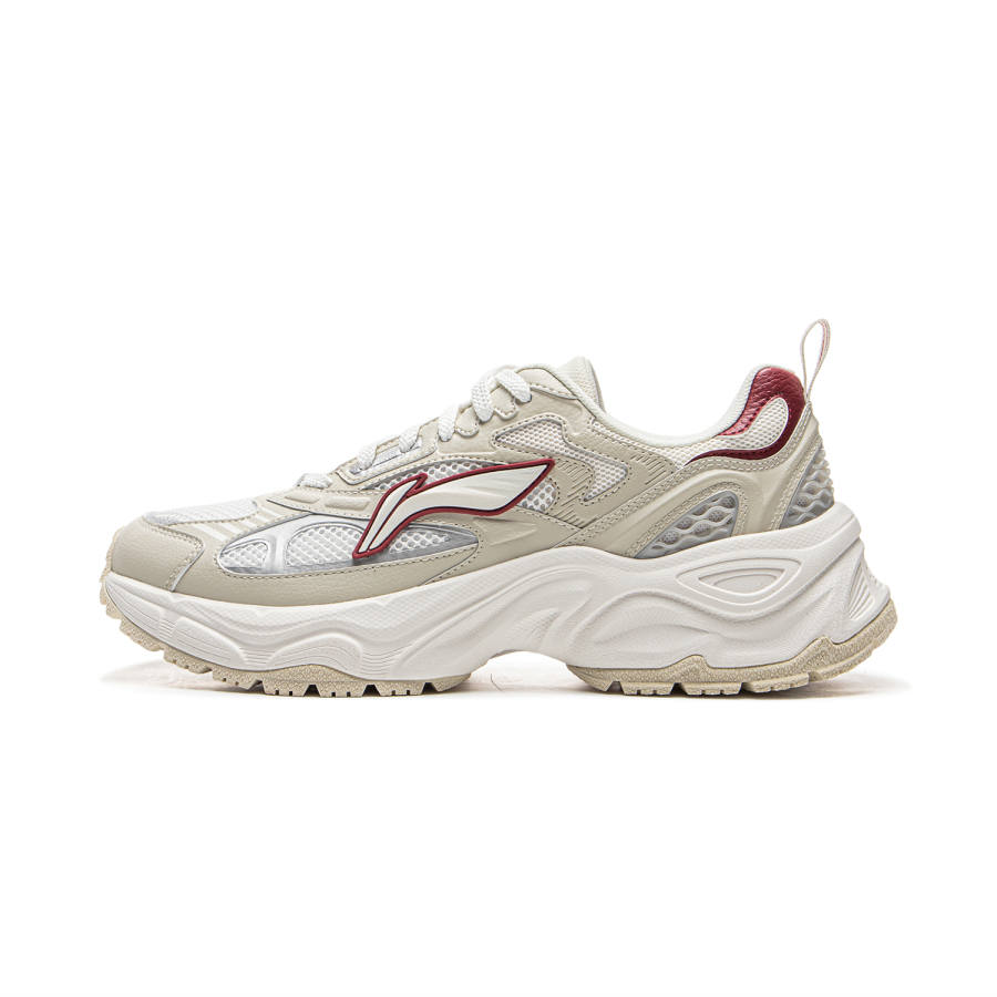 Li-Ning Li Ning Low top Casual Shoes Men's Ecru