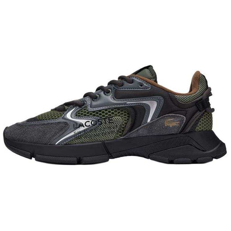 LACOSTE Slip Resistant Low top Casual Shoes Men's Black