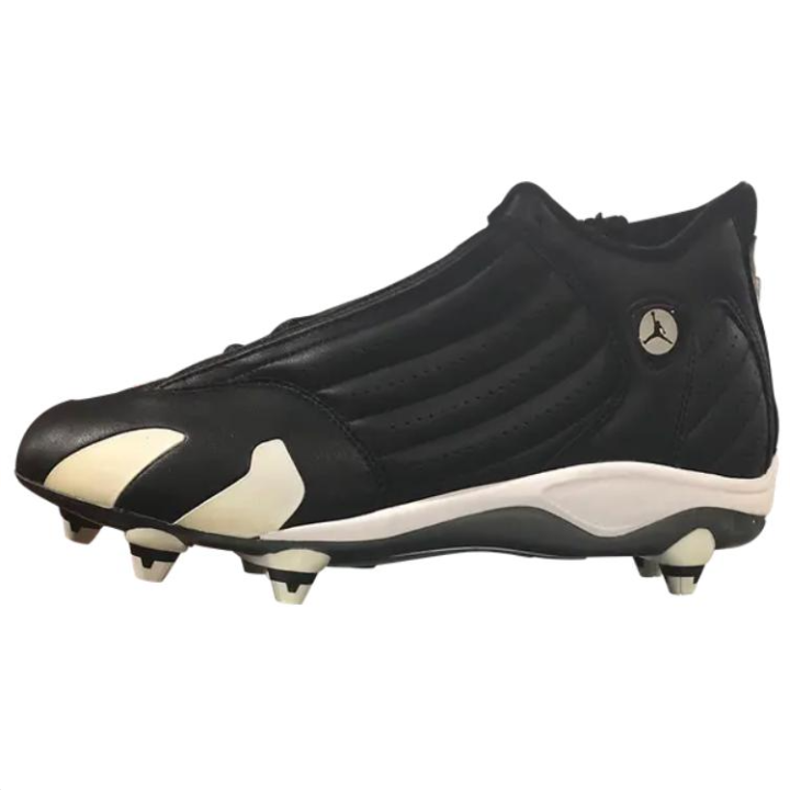 Jordan Jordan Air Jordan 14 Leather Soccer Shoes Unisex Black
