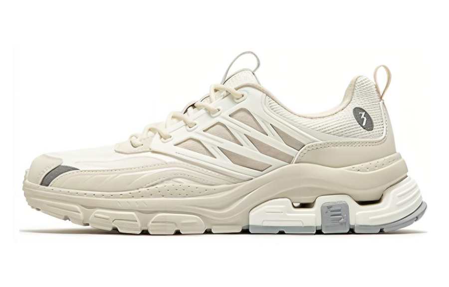 361° Abrasion Resistant Breathable Low top Casual Shoes Men's Beige
