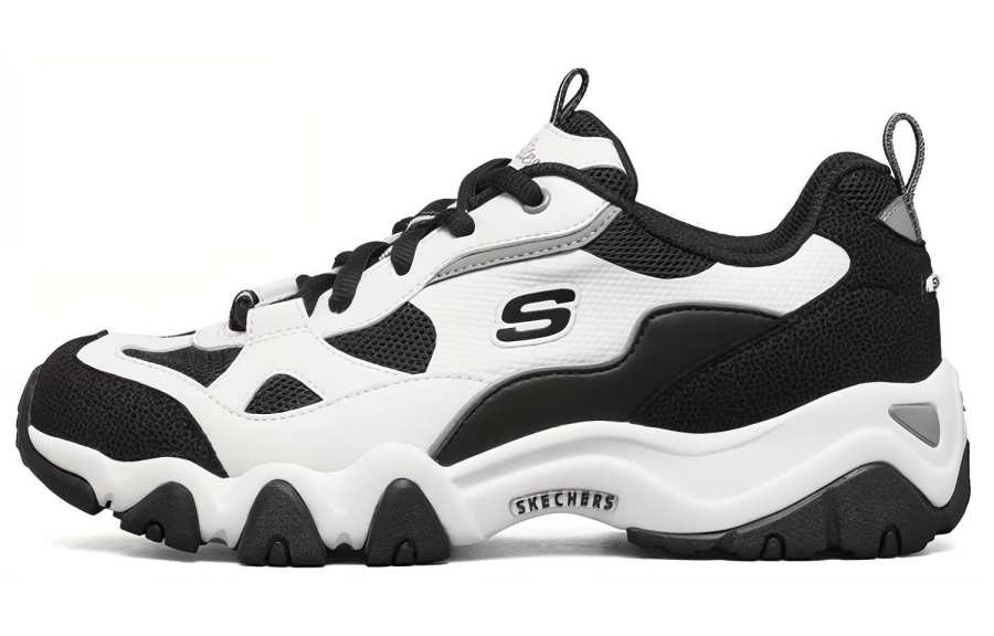 Skechers D Lites 2.0 Sport Shoes Black/White Women's